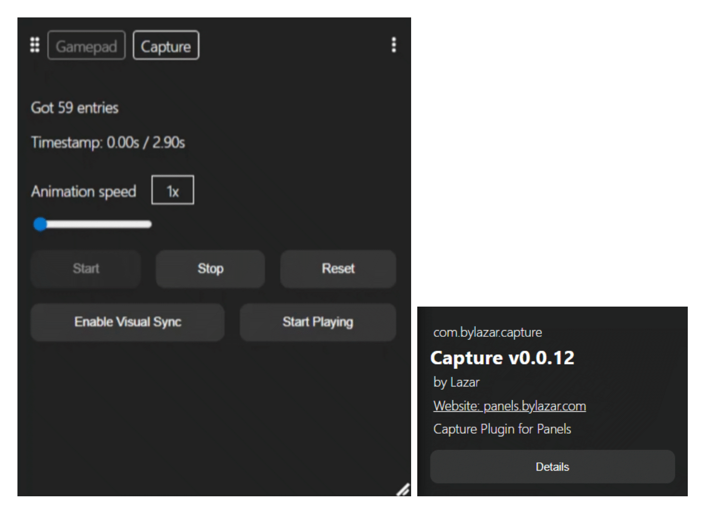 Capture plugin
