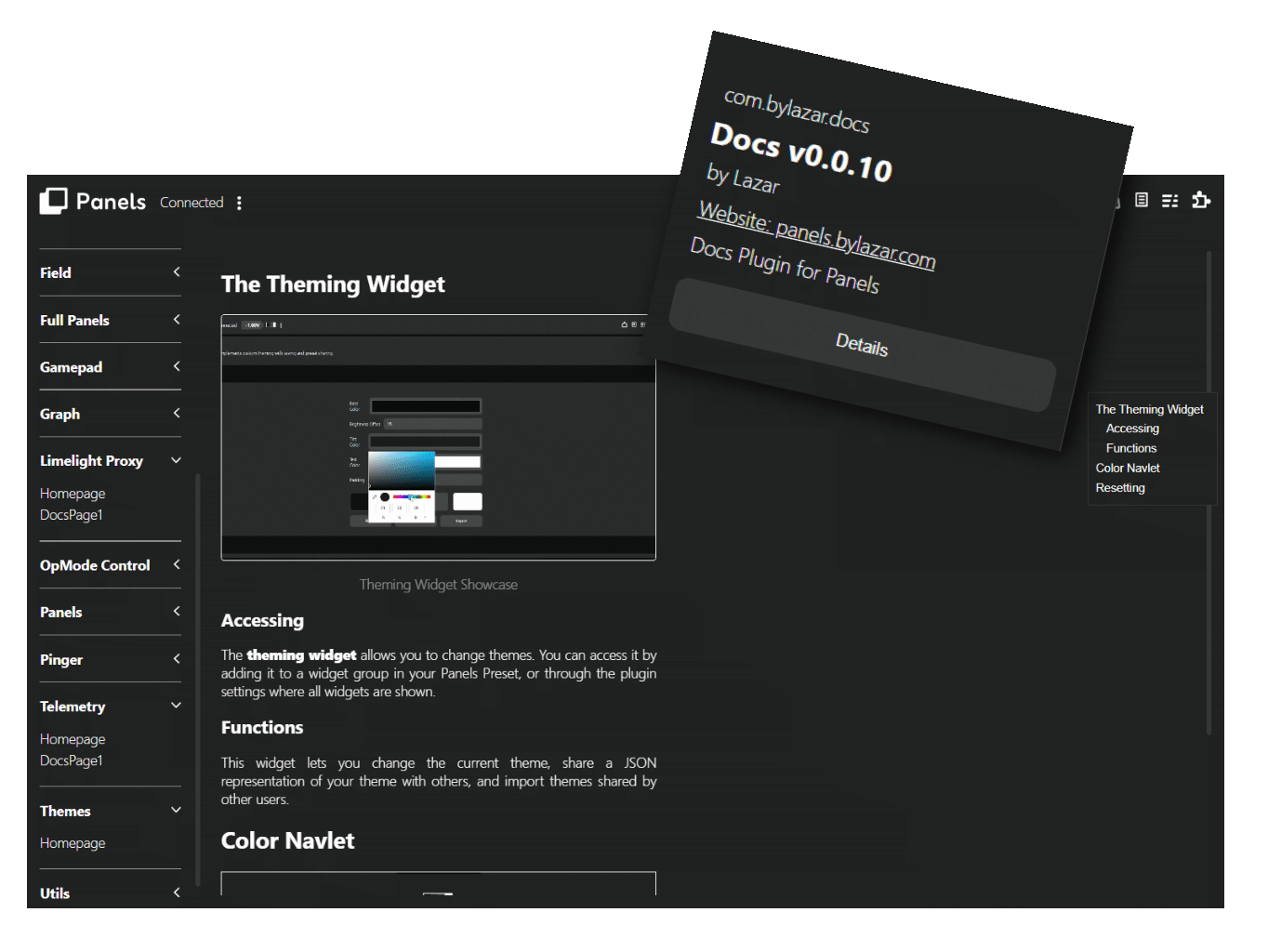 Integrated Docs plugin