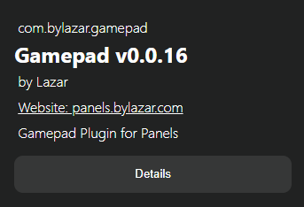 Gamepads plugin
