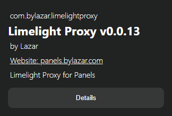 Limelight plugin