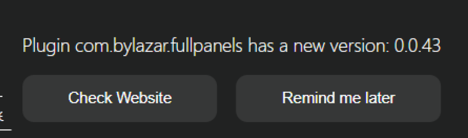 Update Notification
